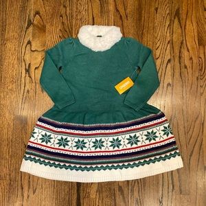 Gymboree Fair Isle Sweater Dress size 4T